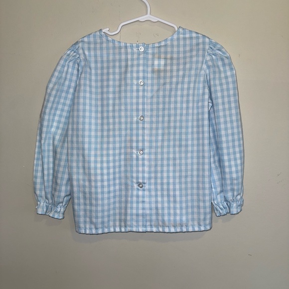 The Beaufort Bonnet Company Blue Gingham Blouse - Picture 2 of 3